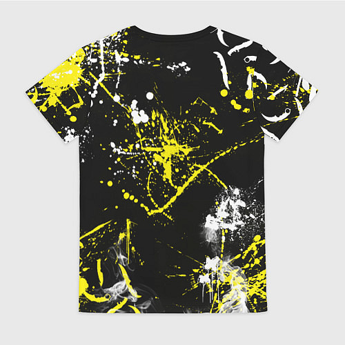 Женская футболка CS:GO Брызги красок / 3D-принт – фото 2