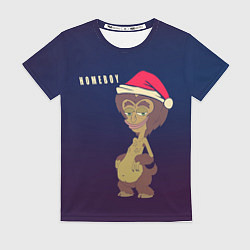 Футболка женская Большой рот Гормональный монстр, цвет: 3D-принт