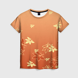 Футболка женская КАДЗУХА KAZUHA КРАСНЫЙ КЛЕН, цвет: 3D-принт