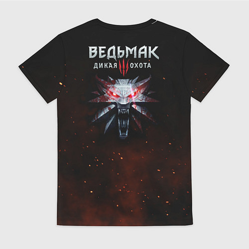 Женская футболка Герaльт / 3D-принт – фото 2