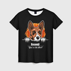 Футболка женская Басенджи Basenji, цвет: 3D-принт