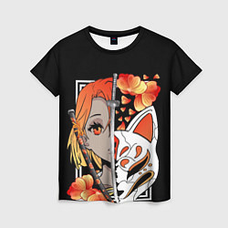Футболка женская Samurai girl, цвет: 3D-принт