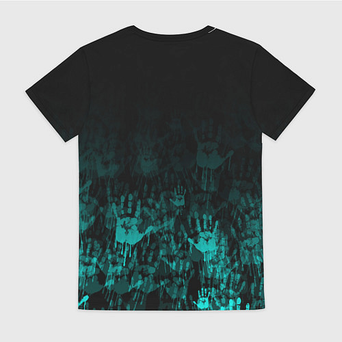 Женская футболка WE KNOW NEON LOGO / 3D-принт – фото 2