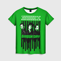 Женская футболка Green day is here
