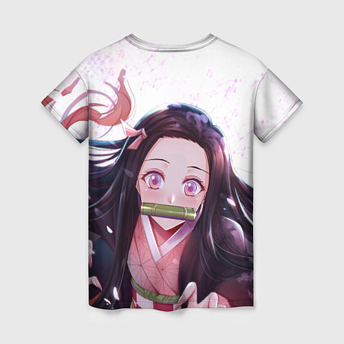 Женская футболка Незуко Камадо Nezuko / 3D-принт – фото 2