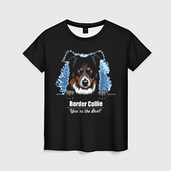 Футболка женская Бордер-Колли Border-Collie, цвет: 3D-принт