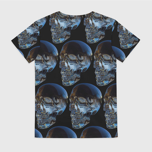 Женская футболка Vanguard skull pattern 2022 / 3D-принт – фото 2