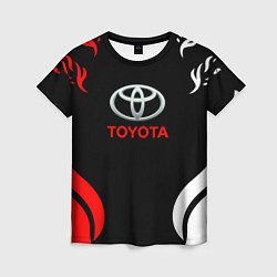 Футболка женская Автомобиль Toyota, цвет: 3D-принт