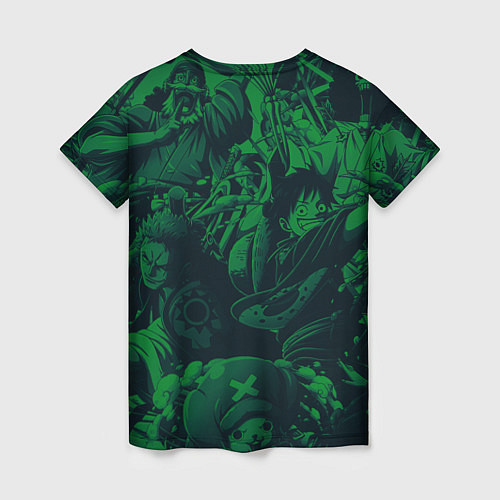 Женская футболка Зоро Ророноа веселый роджер / 3D-принт – фото 2