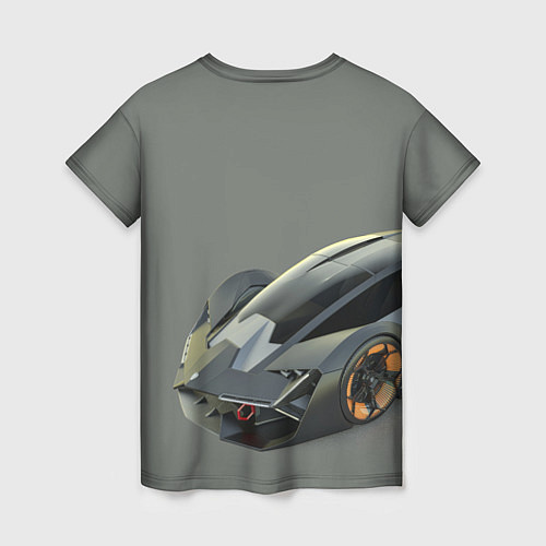 Женская футболка Lamborghini concept 2020 / 3D-принт – фото 2