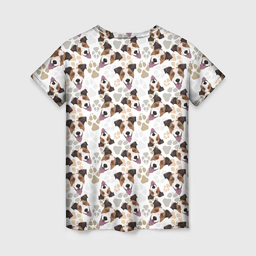 Женская футболка Джек Рассел Терьер / 3D-принт – фото 2