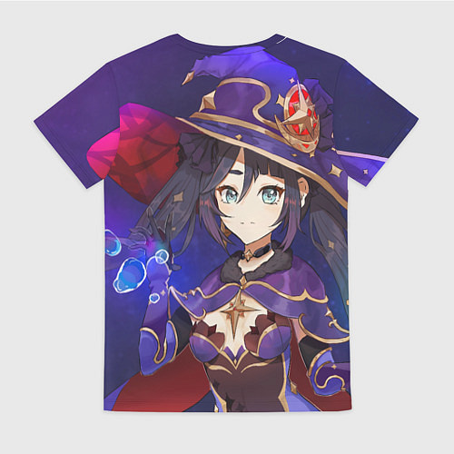 Женская футболка Мона - Геншин Импакт / 3D-принт – фото 2