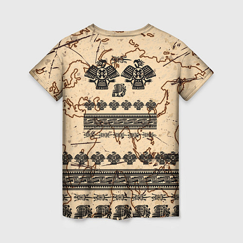 Женская футболка AztecsАцтеки / 3D-принт – фото 2