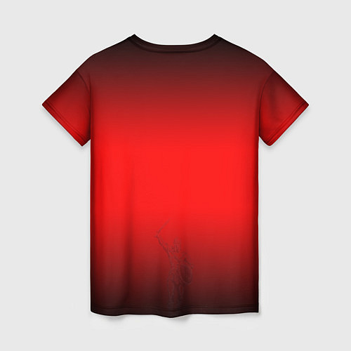 Женская футболка Спартак Гладиатор Red Theme / 3D-принт – фото 2