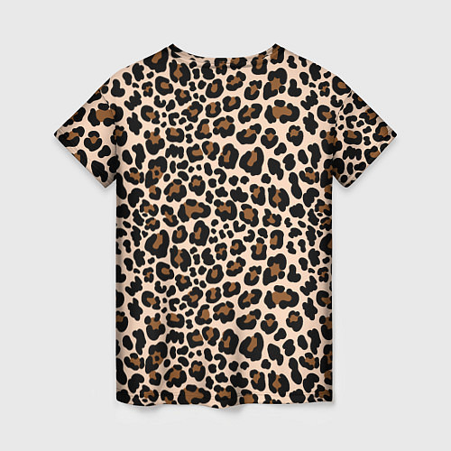 Женская футболка Леопардовые Пятна / 3D-принт – фото 2