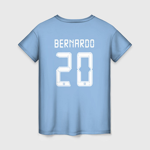 Женская футболка Bernardo 20 MCFC игровая / 3D-принт – фото 2