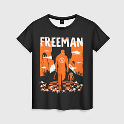 Футболка женская Walkin Freeman, цвет: 3D-принт