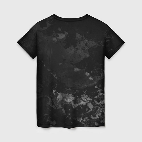 Женская футболка Infiniti, Инфинити Черно серый фон / 3D-принт – фото 2