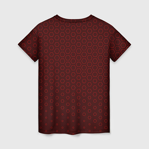 Женская футболка NARAKA BLADEPOINT - Соты / 3D-принт – фото 2