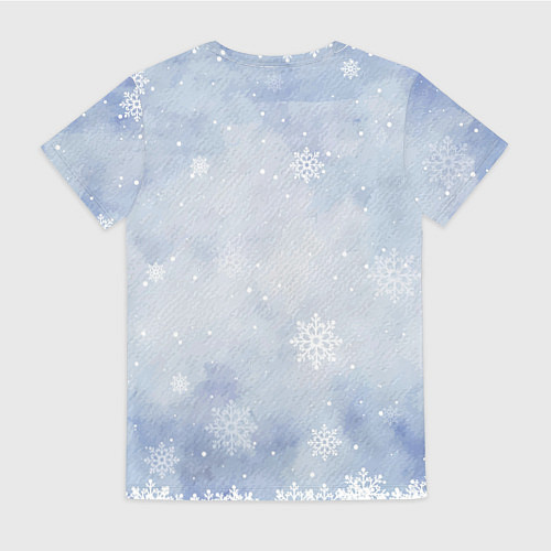 Женская футболка Зимушка! / 3D-принт – фото 2