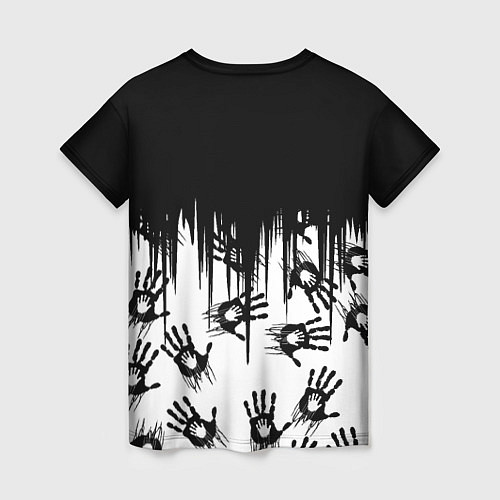 Женская футболка Death Stranding Отпечаток ладони / 3D-принт – фото 2