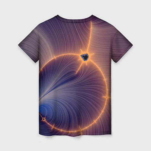 Женская футболка Black Hole Tribute design / 3D-принт – фото 2