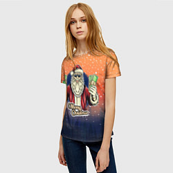 Футболка женская В достатке, цвет: 3D-принт — фото 2