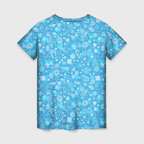 Женская футболка Маленький тигренок 2022 Новый год / 3D-принт – фото 2