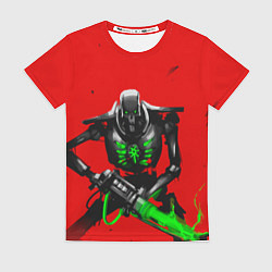 Женская футболка Воин некрона