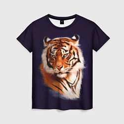 Футболка женская Грозный Тигр Символ 2022 Года Tiger Beast, цвет: 3D-принт