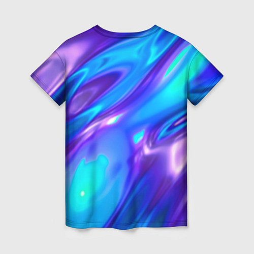 Женская футболка Neon Holographic / 3D-принт – фото 2