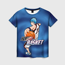 Футболка женская Kuroko no Basuke Kuroko Tetsuya, цвет: 3D-принт