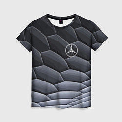 Женская футболка Mercedes Benz pattern