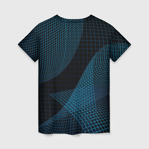 Женская футболка РОСКОСМОС на новом витке / 3D-принт – фото 2