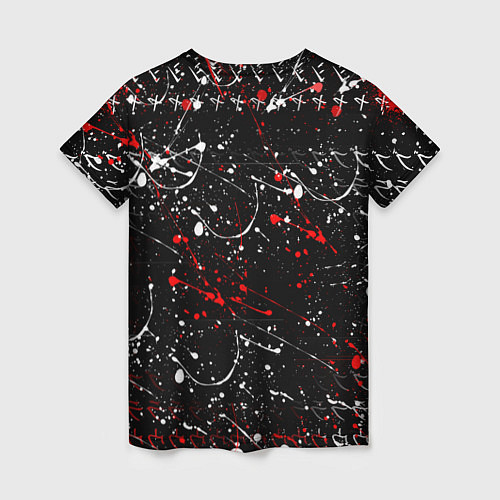 Женская футболка Sasha Braus Красная луна / 3D-принт – фото 2