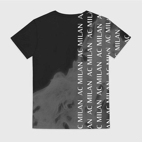 Женская футболка МИЛАН - Пламя / 3D-принт – фото 2