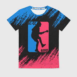 Футболка женская ACDC Logo, цвет: 3D-принт