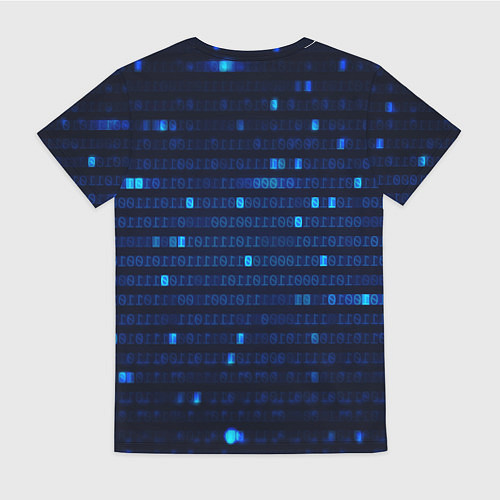Женская футболка Error code: Hacker Хакер программист / 3D-принт – фото 2