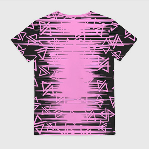 Женская футболка Adele - Паттерн логотипов / 3D-принт – фото 2