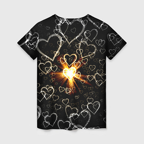 Женская футболка Star in the Heart / 3D-принт – фото 2