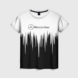 Футболка женская Mercedes-Benz: White, цвет: 3D-принт