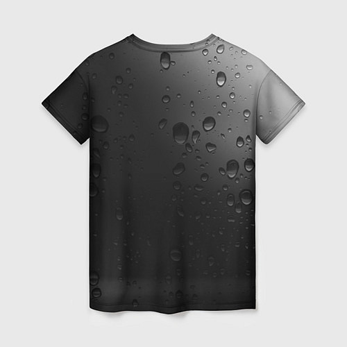 Женская футболка MERCEDES - Капли / 3D-принт – фото 2
