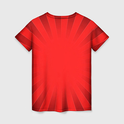 Женская футболка Honda красные линии / 3D-принт – фото 2