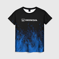 Футболка женская Honda огонь, цвет: 3D-принт