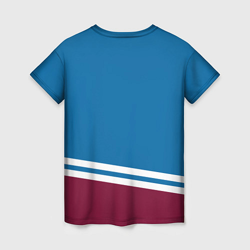 Женская футболка Colorado Avalanche, Колорадо Эвеланш / 3D-принт – фото 2