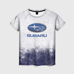Футболка женская Subaru Трещина, цвет: 3D-принт