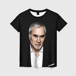 Женская футболка МЕЛАДЗЕ НА ЧЕРНОМ ФОНЕ