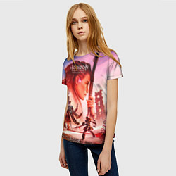 Футболка женская Horizon Forbidden West game poster, цвет: 3D-принт — фото 2