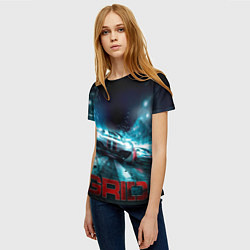 Футболка женская GRID-LEGENDS, цвет: 3D-принт — фото 2