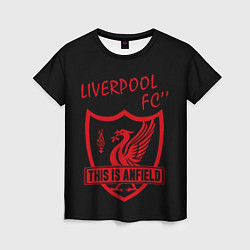 Футболка женская Liverpool Ливерпуль, цвет: 3D-принт